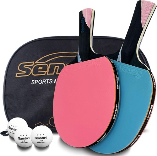 Table tennis bats - table, player
