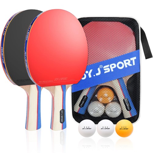 Table tennis bats and - and, balls
